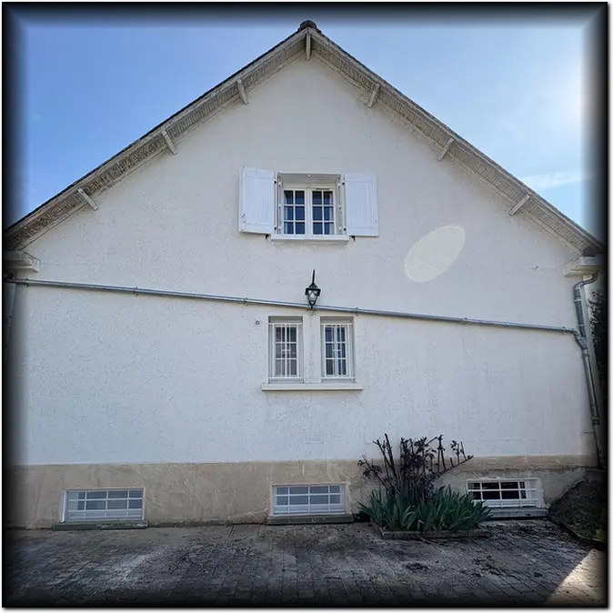 Ravalement de façade, peinture extérieure maison Lisieux Calvados (14)